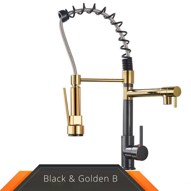 Yallaa Bina Pull Down Kitchen Sink Faucet