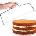 Load image into Gallery viewer, Adjustable Height Cake Cutter – Stainless Steel Decorating Tool
