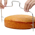 Load image into Gallery viewer, Adjustable Height Cake Cutter – Stainless Steel Decorating Tool
