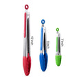 Load image into Gallery viewer, 7/9/12 Inch Silicone Kitchen BBQ Tongs
