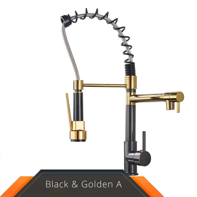 Yallaa Bina Pull Down Kitchen Sink Faucet