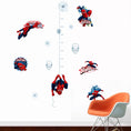 Load image into Gallery viewer, Spider Man height ruler Wall Sticker Creative Printed Superhero Spiderman Vinyl Wall Decal for Kids Room Bedroom Home Decor art
