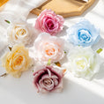 Load image into Gallery viewer, 100PC 10CM Wholesale Artificial Flowers for Scrapbook Christmas Home Decor Wedding Garden Rose Arch Fake Silk Head Candy Box
