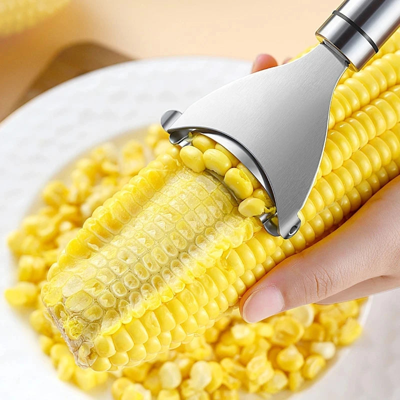 Stainless Steel Corn Peeler – Easy Corn Thresher & Stripper