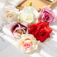 Load image into Gallery viewer, 100PC 10CM Wholesale Artificial Flowers for Scrapbook Christmas Home Decor Wedding Garden Rose Arch Fake Silk Head Candy Box
