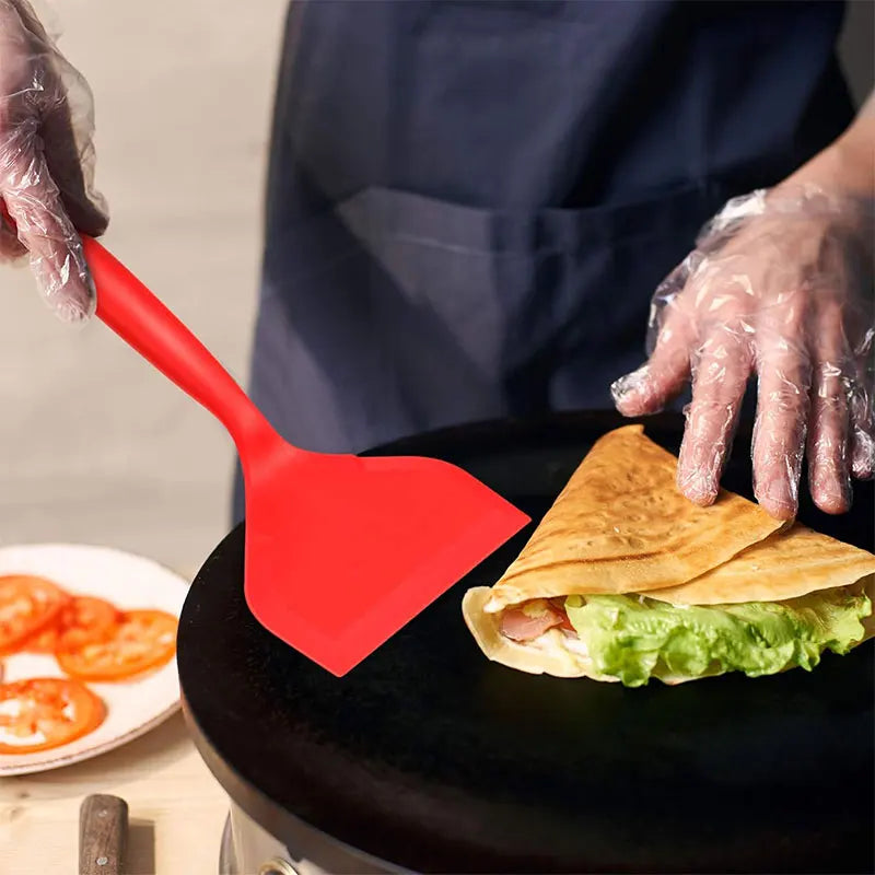 Silicone Spatula Turner – Non-Stick Pancake & Omelette Shovel