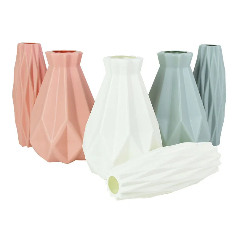 Nordic Plastic Flower Vase