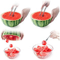 Load image into Gallery viewer, Stainless Steel Watermelon Cutter & Slicer – Safe Fruit Knife
