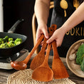 Load image into Gallery viewer, KEMORELA 4-Piece Wooden Kitchen Utensil Set
