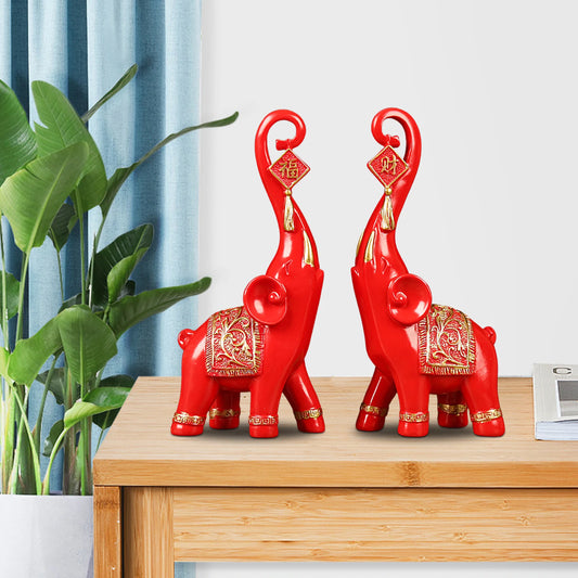 Add Charm to Your Space with Nordic Style Resin Elephant Statues