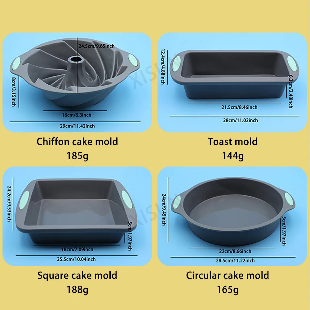 Heat-Resistant Silicone Loaf & Muffin Pan Set – Bakeware