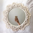 Load image into Gallery viewer, Macrame Wall Mirror
