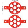 Load image into Gallery viewer, Nonstick Silicone Pancake & Egg Molds – Reusable Omelet Rings
