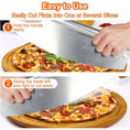 Load image into Gallery viewer, 14-Inch Large Pizza Cutter – Sharp Rocker Blade Stainless Steel
