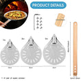 Load image into Gallery viewer, 7/8/9 Inch Aluminum Pizza Peel with Wooden Handle
