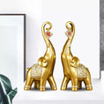 Load image into Gallery viewer, Add Charm to Your Space with Nordic Style Resin Elephant Statues
