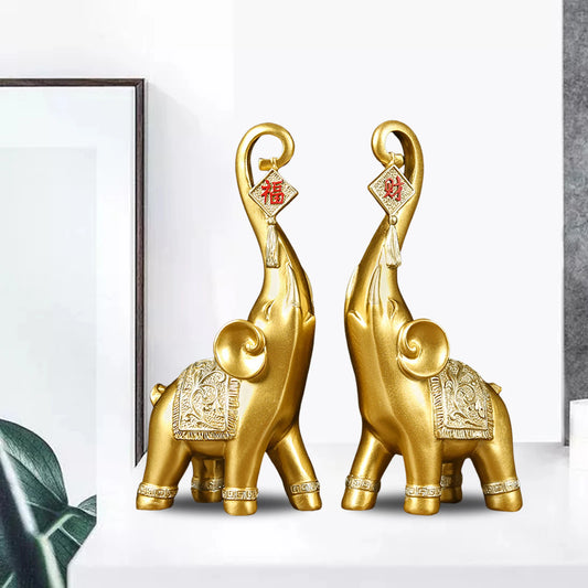 Add Charm to Your Space with Nordic Style Resin Elephant Statues