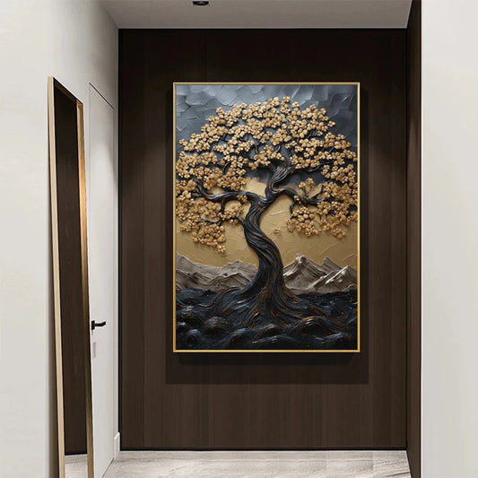 Transform Your Space with the Tree of Life Art Poster Canvas Painting