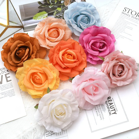 Create Stunning Arrangements with Large Rose Artificial Silk Flower Heads