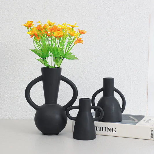 Double Ear Hydroponic Flower Vase, Nordic Ins, Desktop, Hotel, Home Decoration, Flower Pot Vase Decoration Home