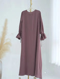 Load image into Gallery viewer, Eid Muslim Kaftan Plain Modest Under Dress for Women
