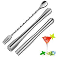 Load image into Gallery viewer, 2Pcs Stainless Steel Cocktail Muddler & Mixing Spoon Set
