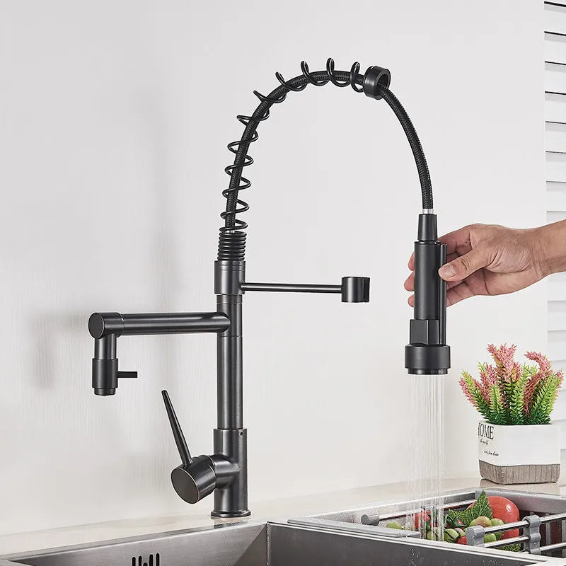 Yallaa Bina Pull Down Kitchen Sink Faucet