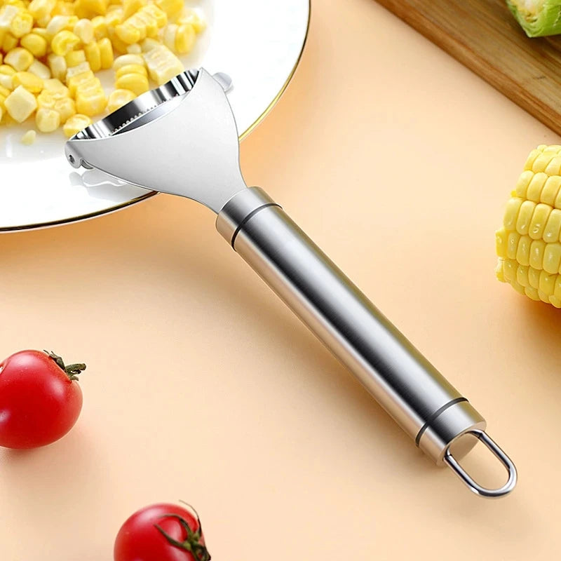 Stainless Steel Corn Peeler – Easy Corn Thresher & Stripper