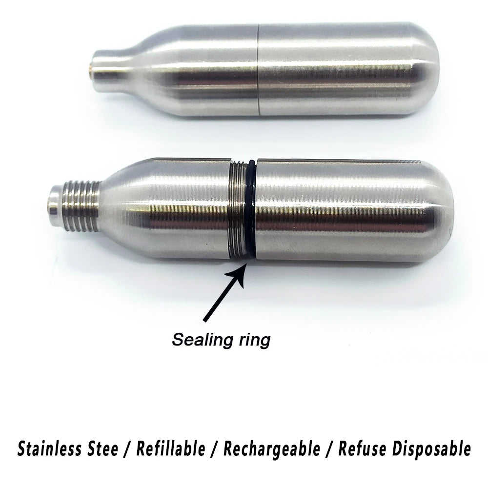 Refillable CO2 Tank Cartridges for Home Brewing