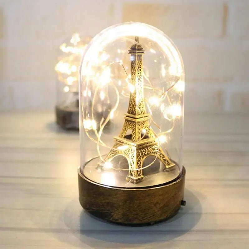 Paris Eiffel Tower Star Light – Romantic Night Lamp Gift