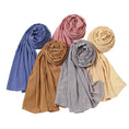 Load image into Gallery viewer, High Quality Georgette Crepe Crinkle Hijab Scarf
