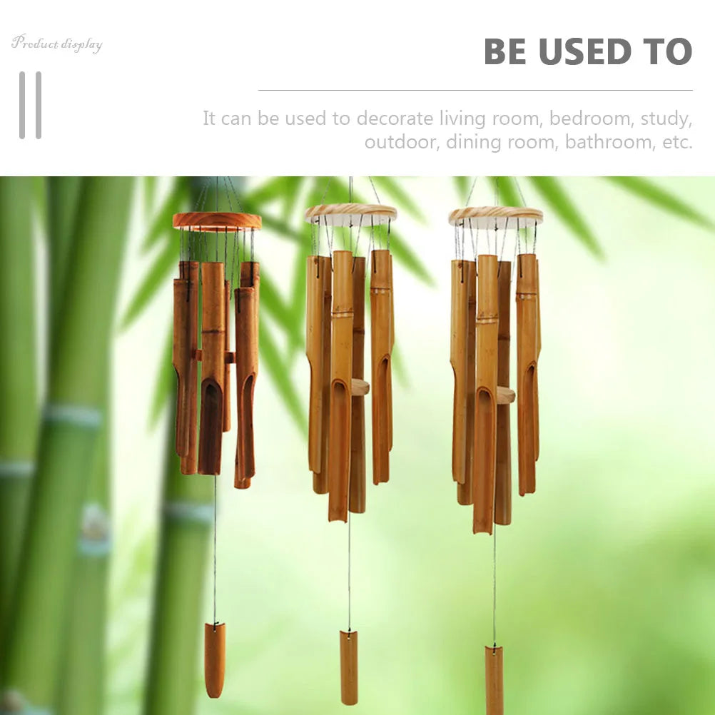 Enhance Your Outdoors with the Bamboo Wind Chime Large Chimes