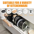 Load image into Gallery viewer, Expandable Pot & Pan Organizer Rack – 6 Adjustable Compartments
