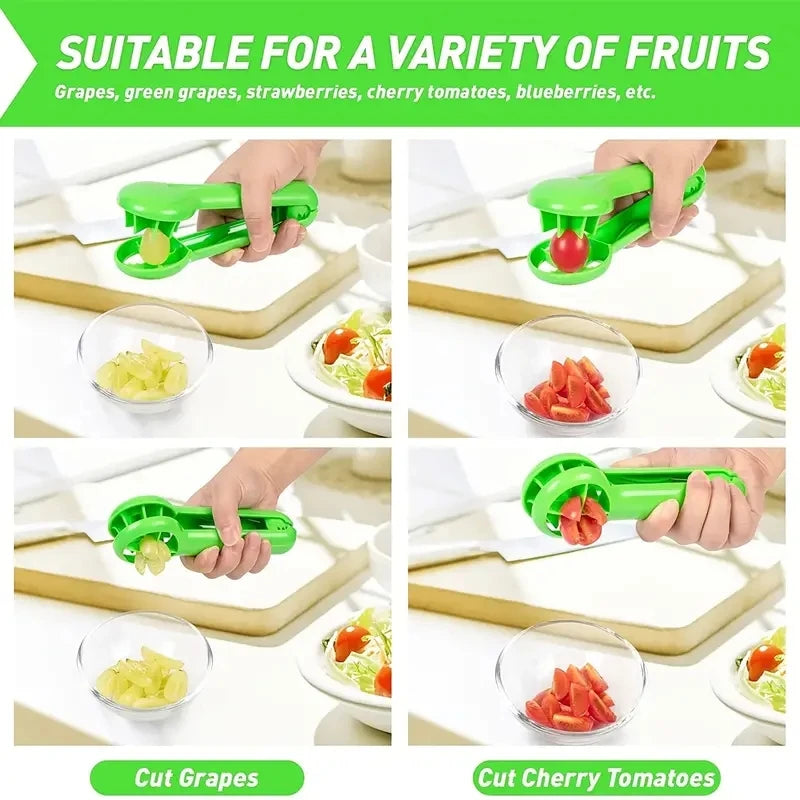 Grape & Cherry Tomato Cutter – Multifunctional Fruit & Vegetable Tool