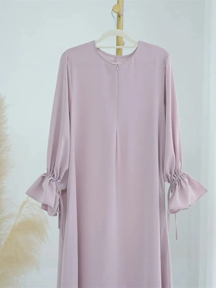 Eid Muslim Kaftan Plain Modest Under Dress for Women