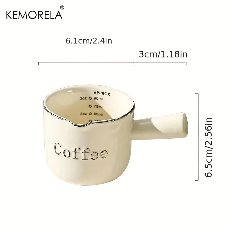 Ceramic Measuring Cup for Espresso