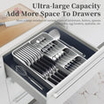 Load image into Gallery viewer, Expandable Silverware Organizer with Knife Holder
