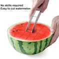 Load image into Gallery viewer, Stainless Steel Watermelon Cutter & Slicer – Safe Fruit Knife
