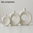 Load image into Gallery viewer, Elevate Your Decor with the Nordic Style Ceramic Donut Vase
