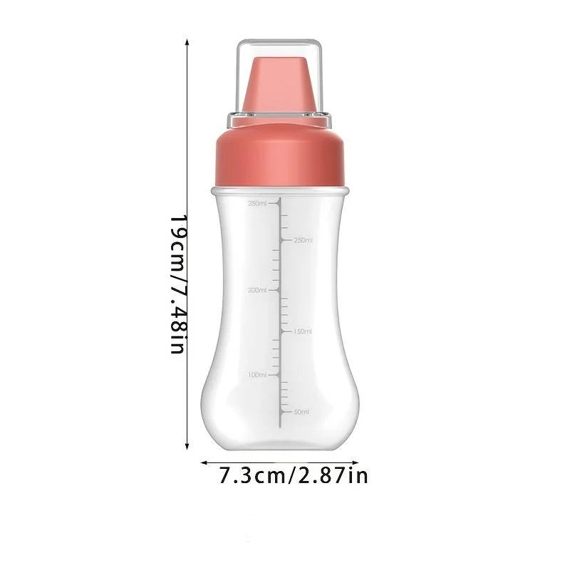 1/2/3pcs Leak-Proof Squeeze Sauce Bottles – Refillable Condiment Containers