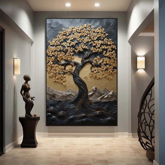 Transform Your Space with the Tree of Life Art Poster Canvas Painting