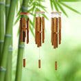 Load image into Gallery viewer, Enhance Your Outdoors with the Bamboo Wind Chime Large Chimes
