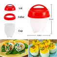 Load image into Gallery viewer, 3/6pcs BPA-Free Silicone Egg Boiler Steamer Cups – Non-Stick Poacher
