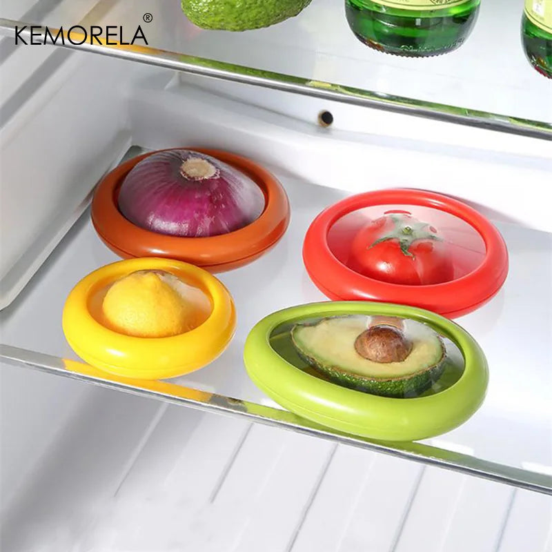 KEMORELA Airtight Transparent Storage Box – Reusable Fresh Keeper