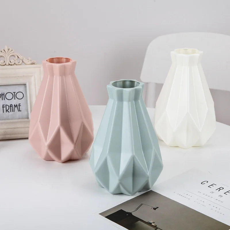 Nordic Plastic Flower Vase