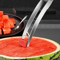 Load image into Gallery viewer, Stainless Steel Watermelon Cutter & Slicer – Safe Fruit Knife
