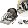 Load image into Gallery viewer, Expandable Pot & Pan Organizer Rack – 6 Adjustable Compartments
