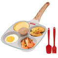 Load image into Gallery viewer, Thickened Nonstick Omelet Pan with Lid – 4 Cups Egg Skillet
