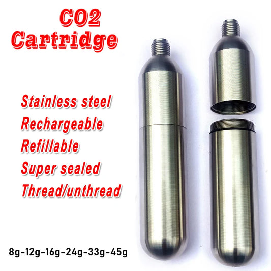 Refillable CO2 Tank Cartridges for Home Brewing