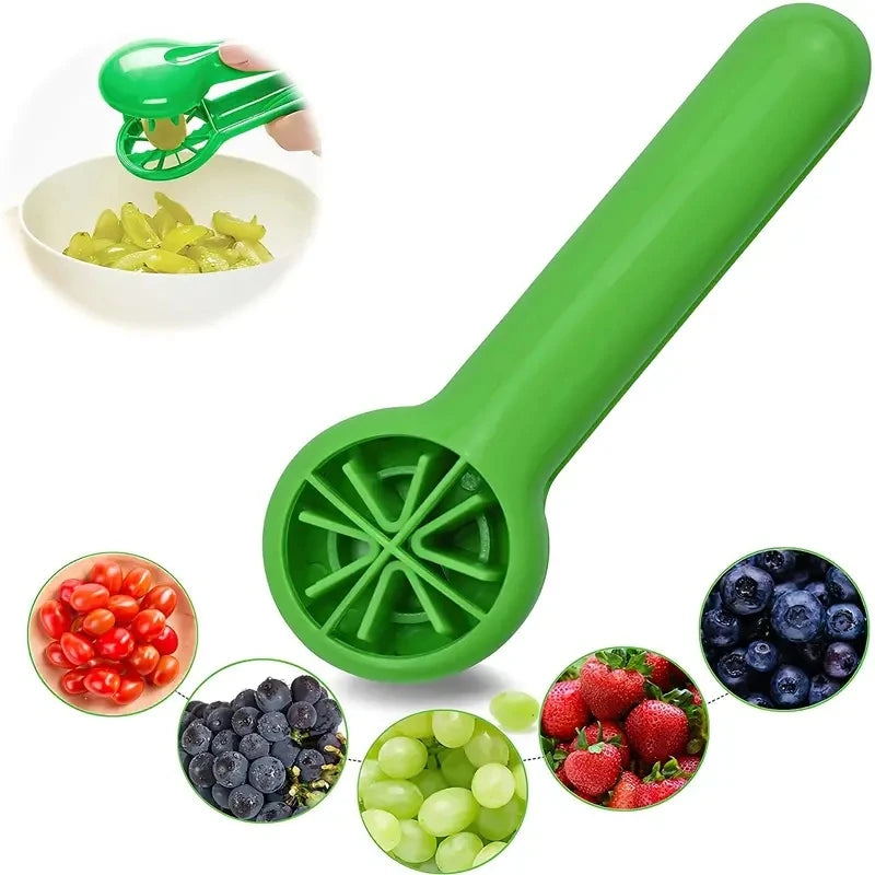 Grape & Cherry Tomato Cutter – Multifunctional Fruit & Vegetable Tool